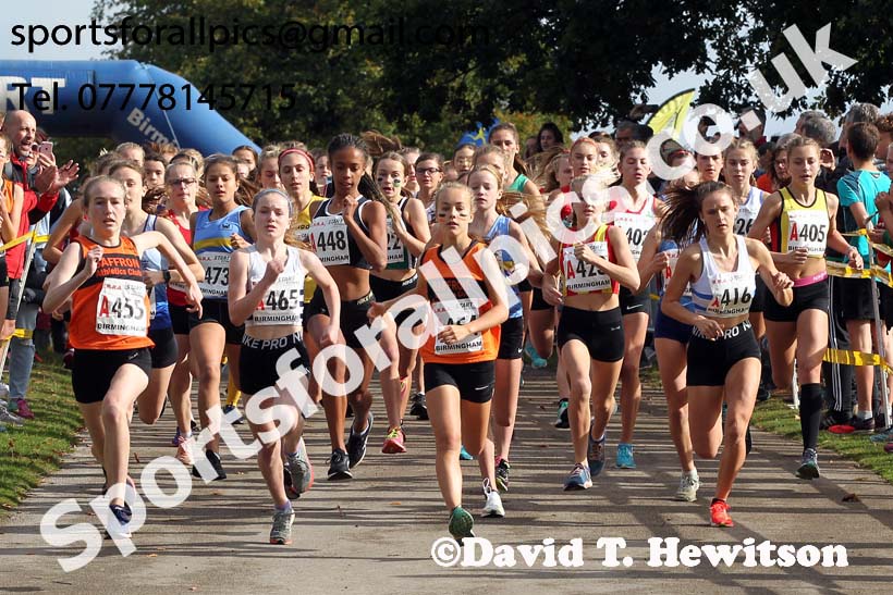 Girls under-15 3 stage road relay, 2019 ERRA 6 and 4 Stage Relay and Young Athletes.  Photo: David T. Hewitson/Sports for All Pics